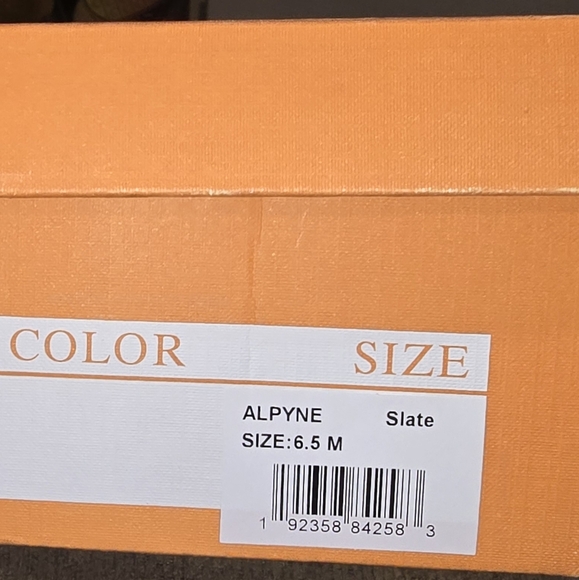 Miz Mooz Alpyne Sneakers Women's size 6.5 Slate Gray Leather NWB Mid/Hi.- New w - Picture 7 of 13